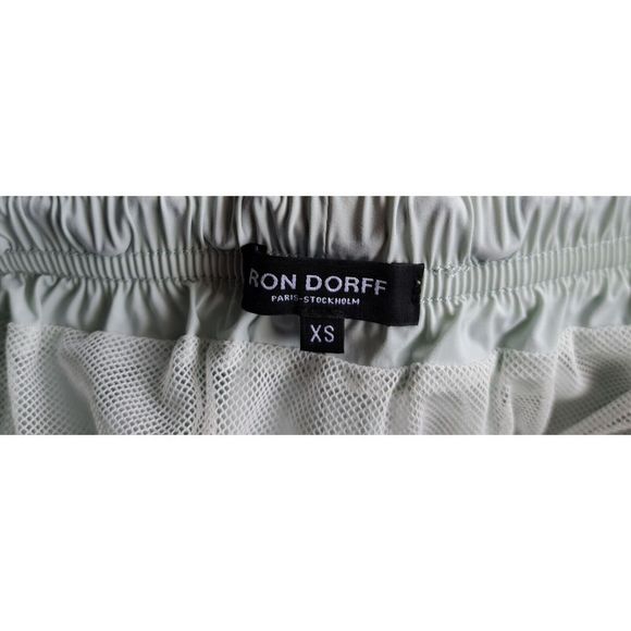 Ron Dorff Mens Xsmall Running Shorts PALE Mint Green Exercise Marathon - Picture 7 of 9